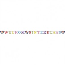Letterslinger "Welkom Sinterklaas"